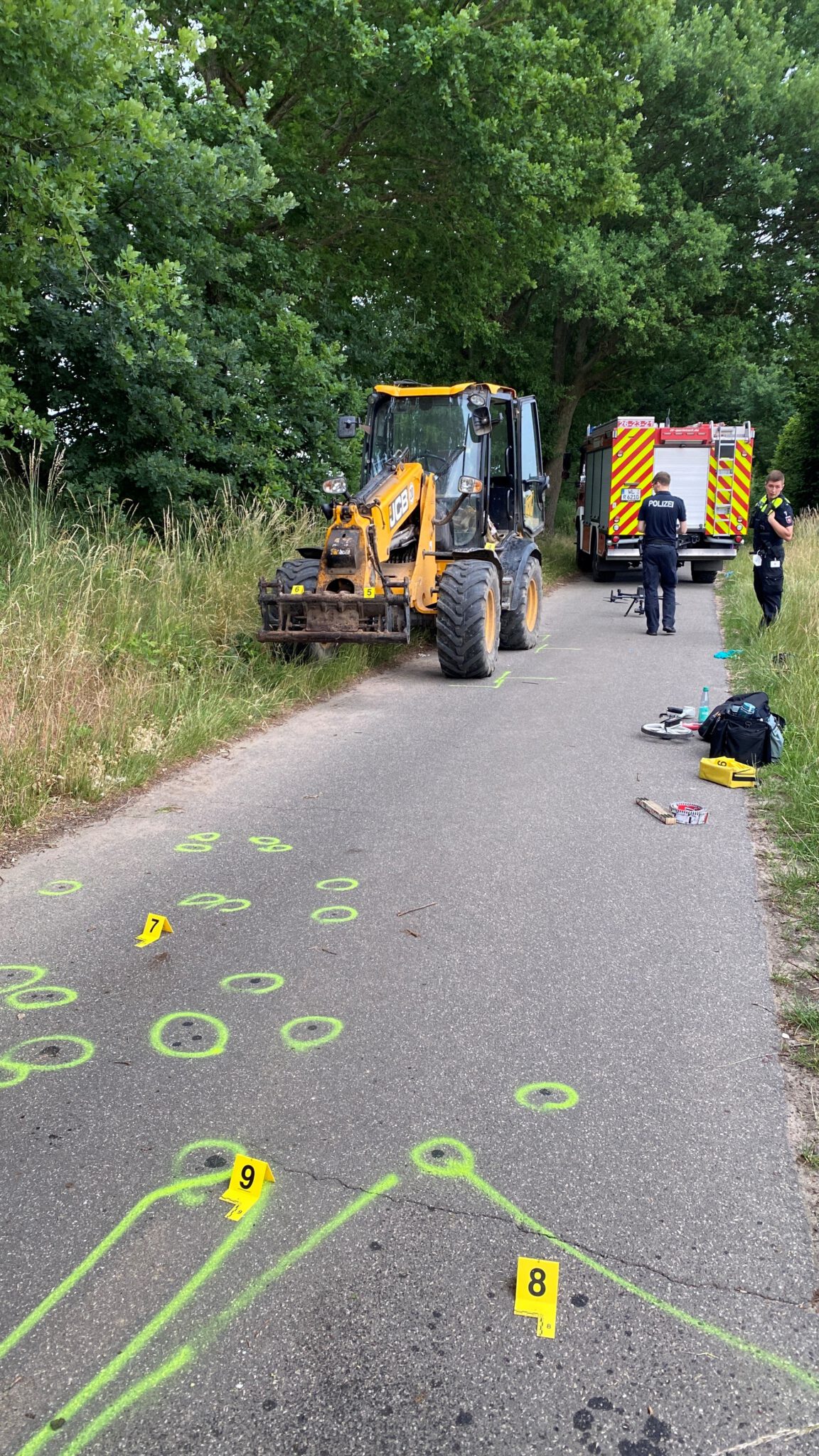 Toppenstedt Zwei Tote Nach Unfall Mit Radlader Recht Politik