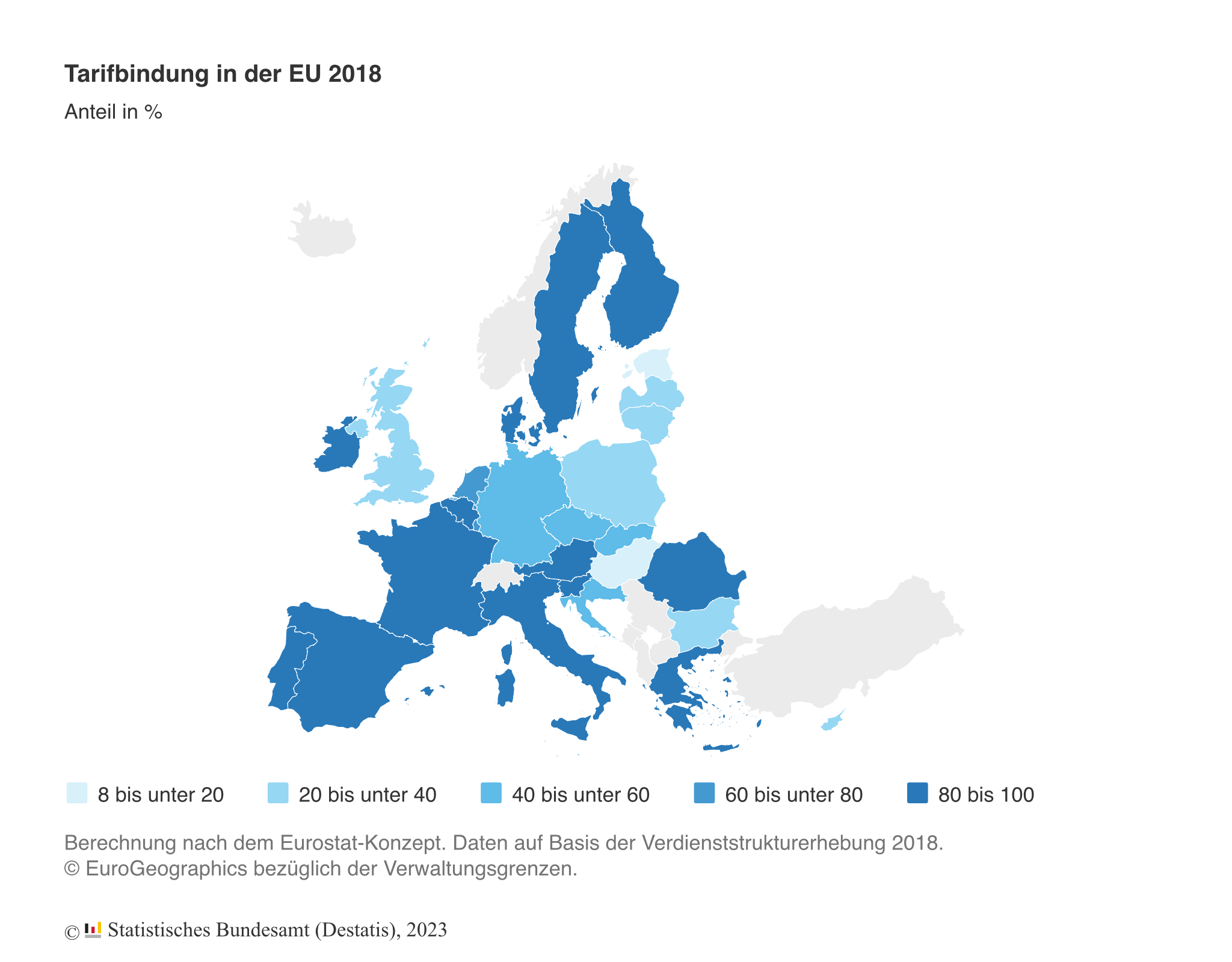 Tarifbindung 2022 Bei 49 % - Recht & Politik